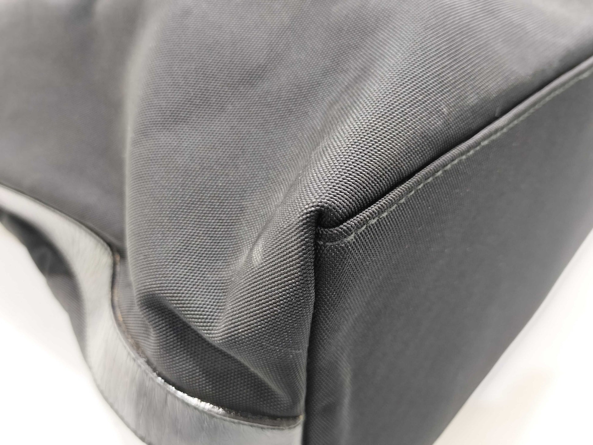 GUCCI Gucci 001 3444 1956 Shoulder Bag Nylon Black Handbag