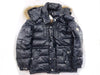 MONCLER Moncler Down Navy Coat