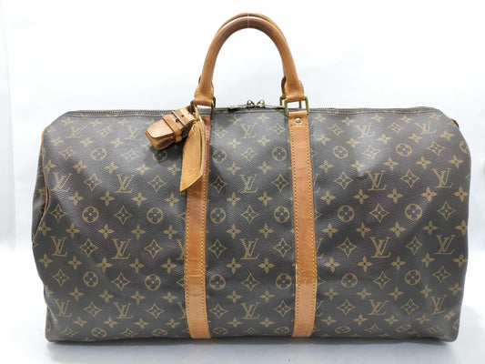 LOUIS VUITTON Monogram Louis Vuitton Monogram Keypol 55 Boston Bag