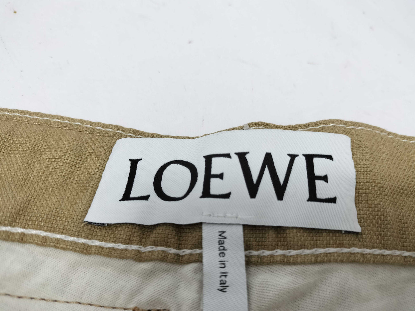 LOEWE 6976 Current Loewe Bottoms with Logo Hardware and Back Logo Pants