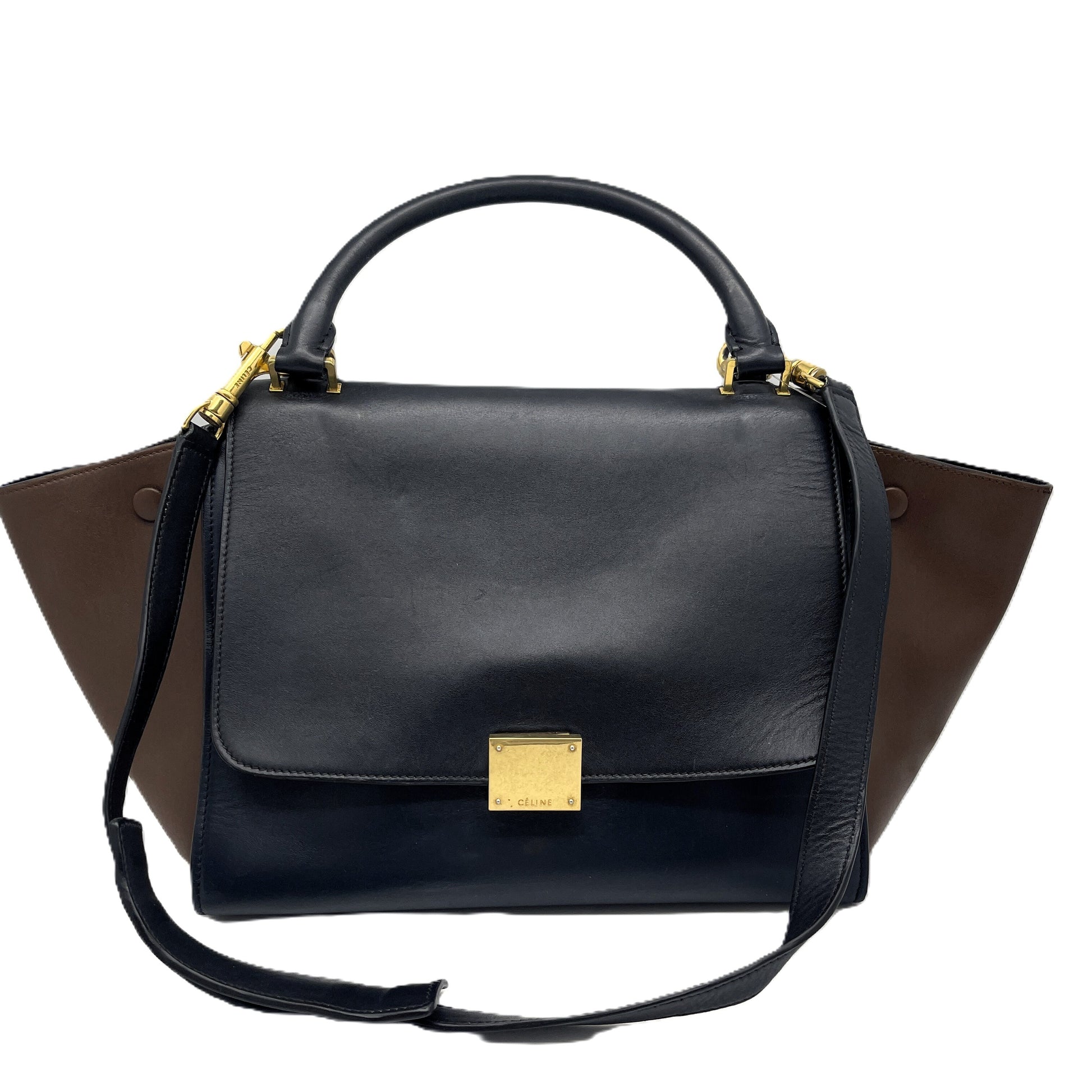 CELINE Trapeze 2-way Shoulder Bag and Handbag
