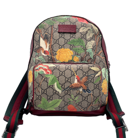 GUCCI GG Supreme Floral Rucksack Rucksack