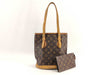 LOUIS VUITTON Monogram Louis Vuitton Petit Bucket Monogram Tote Bag