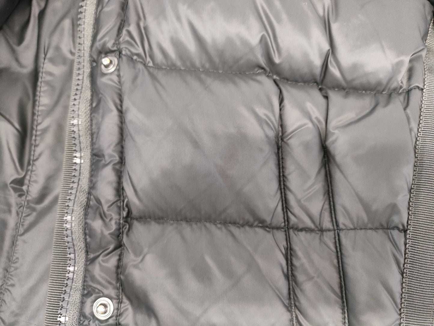 MONCLER Down Coat Grey Nylon #0 Jacket Coat