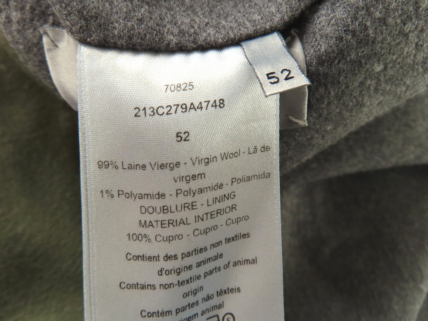 Dior DIOR MEN Kim Jones period tailored jacket with button closure