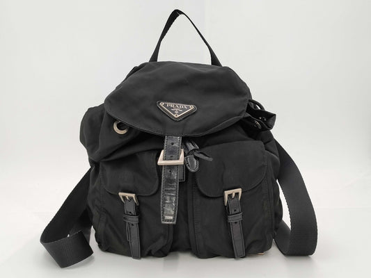 PRADA Nylon Black Rucksack