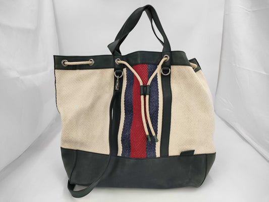 GUCCI Gucci 2way 281396 Decathlon Tote Bag Sherry Line Tote Bag