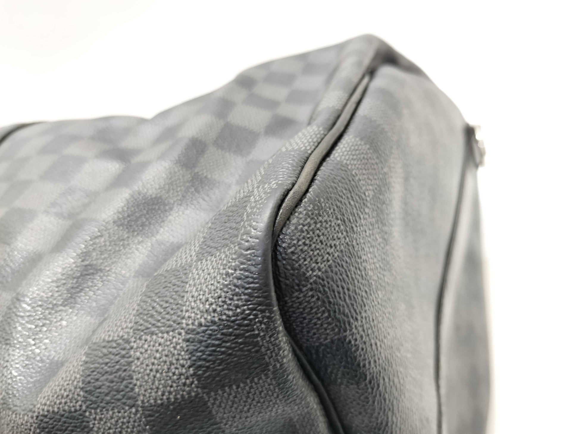 LOUIS VUITTON Damier Graffit Louis Vuitton Damier Graffit N41413 Key Port Bandriere 55 MB2038 Boston Bag