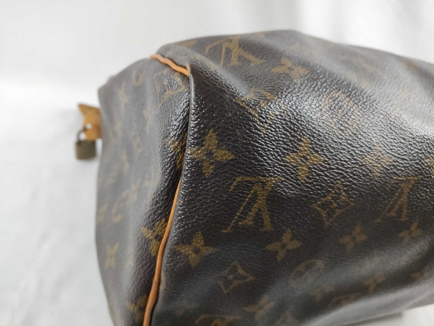 LOUIS VUITTON Monogram M41526 Speedy 30 Handbag, Mini Boston Bag, Broken Zipper Pull