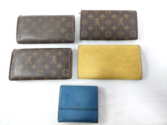 LOUIS VUITTON Louis Vuitton Wallet Set of 5 with Boxes