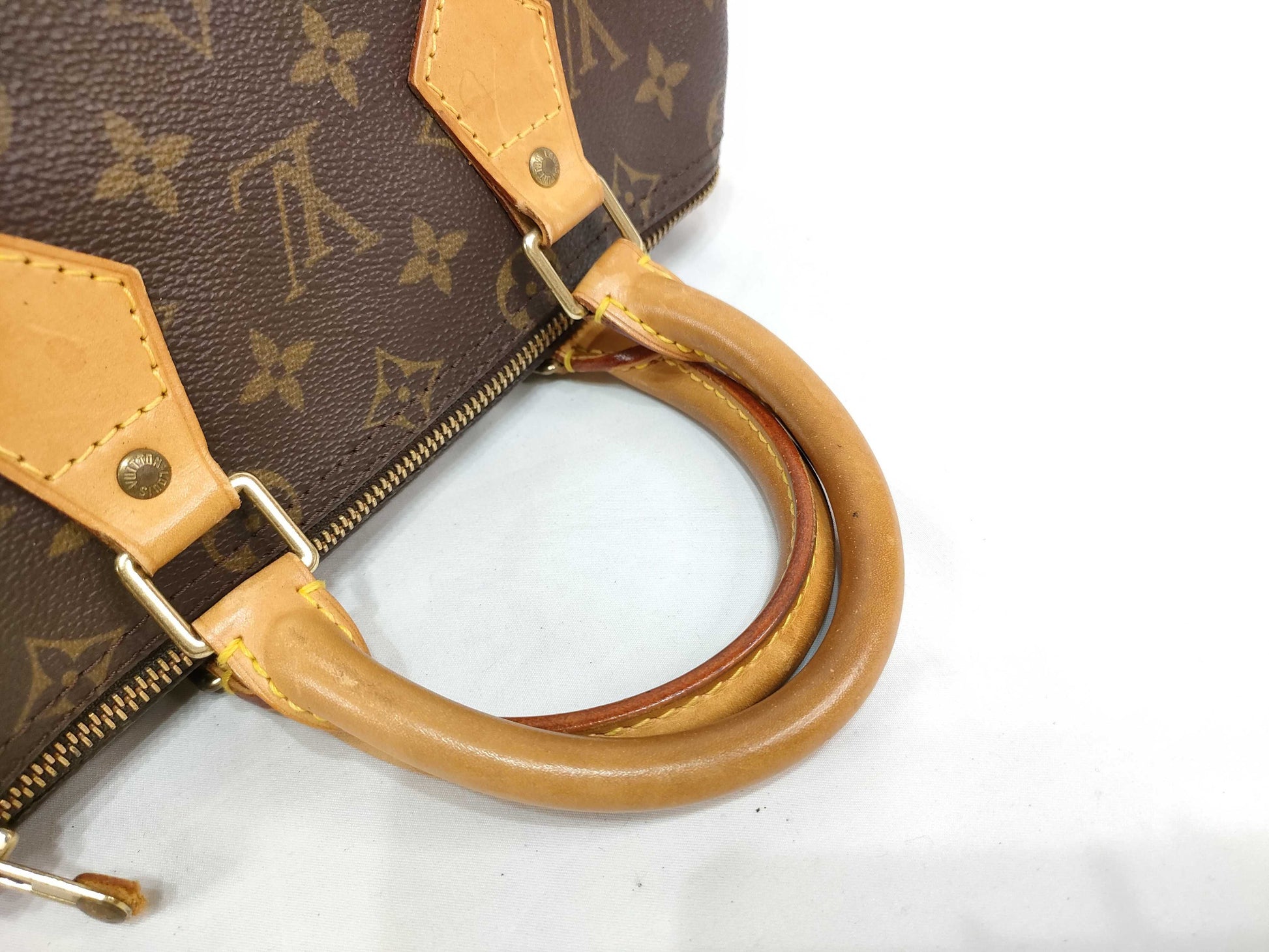 LOUIS VUITTON Monogram Louis Vuitton Speedy 25 Monogram Brown Handbag