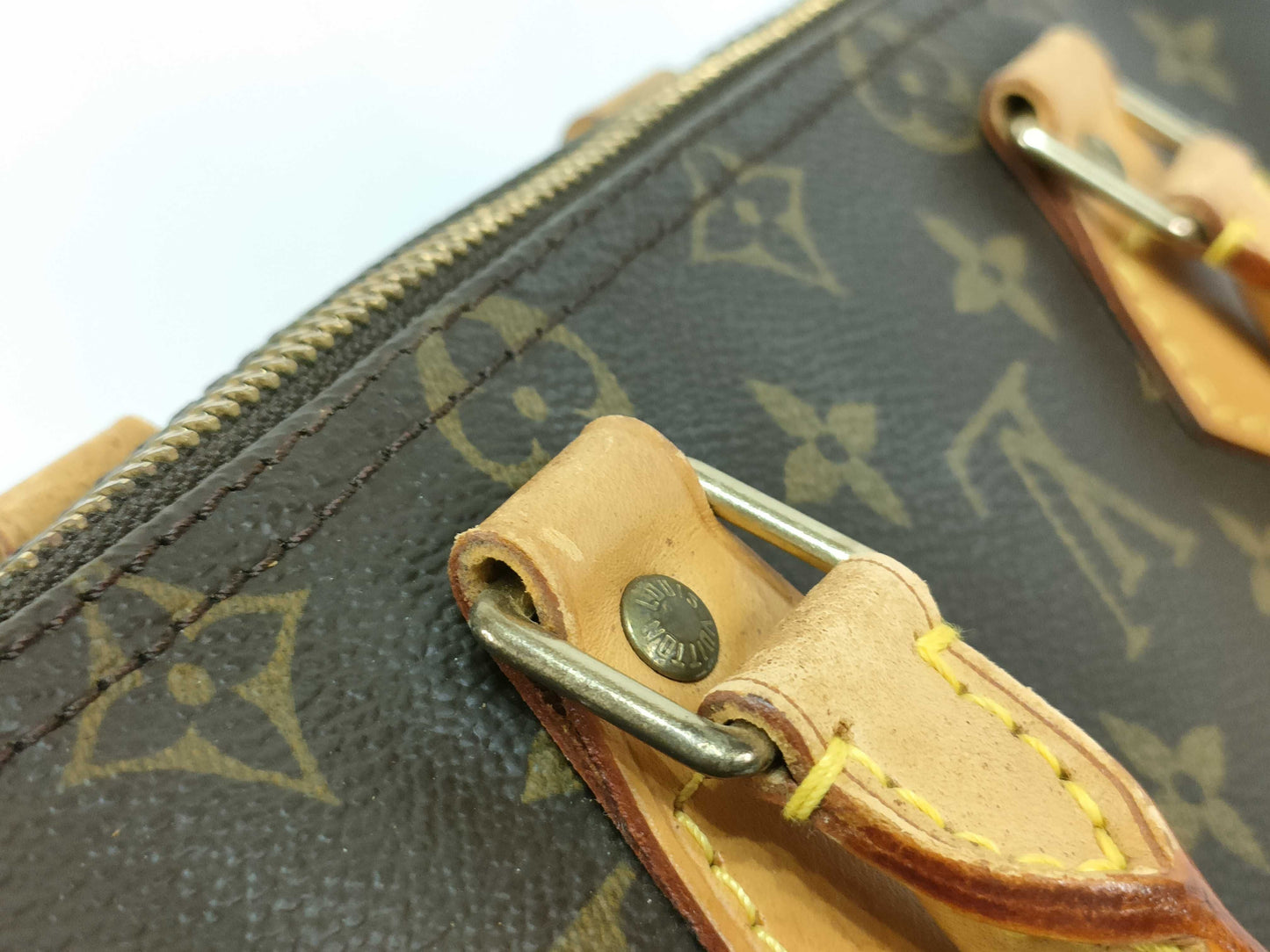 LOUIS VUITTON Monogram Louis Vuitton Speedy 25 Monogram Brown Handbag