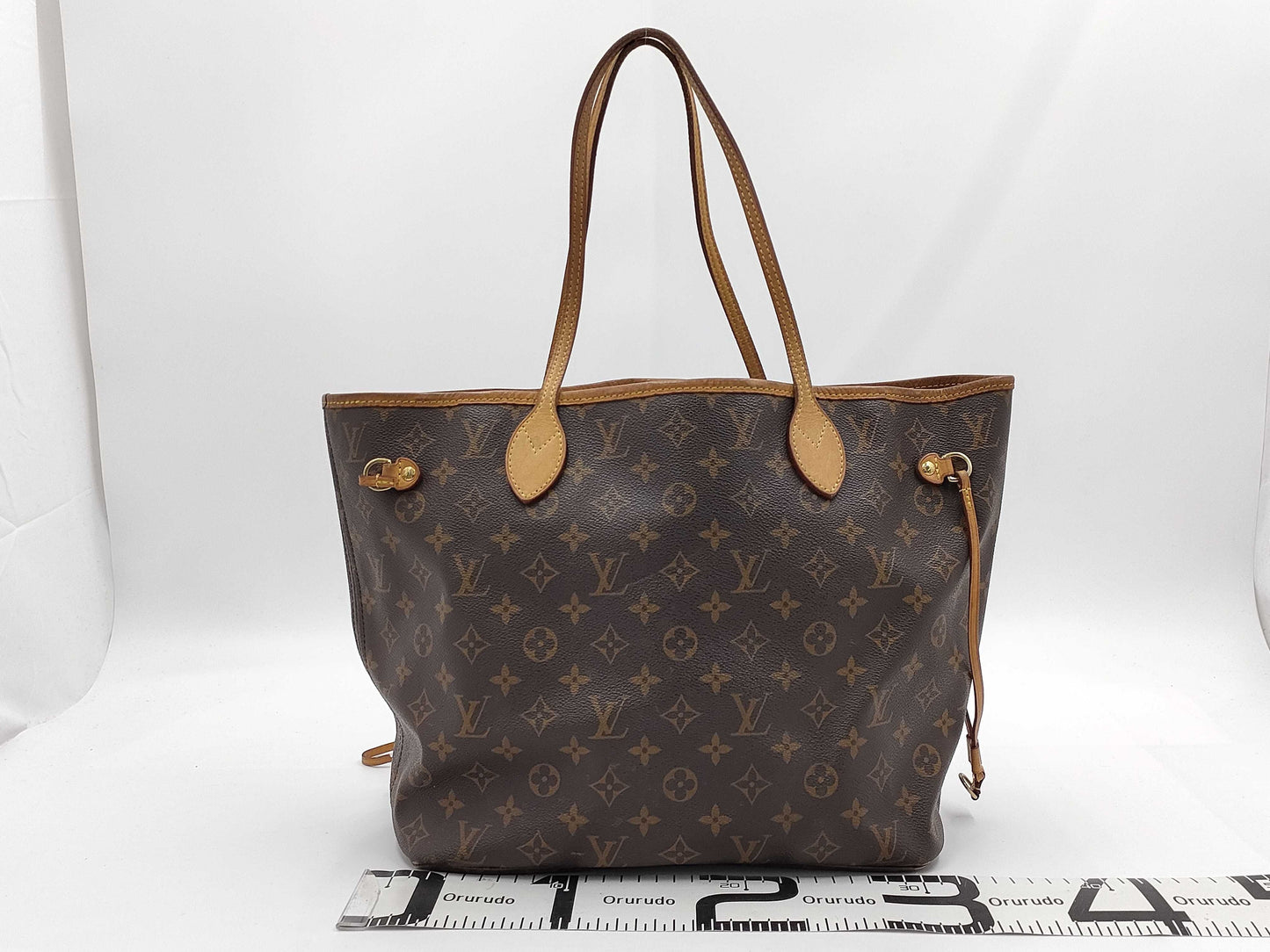 LOUIS VUITTON Monogram Vuitton Never Full Tote Bag