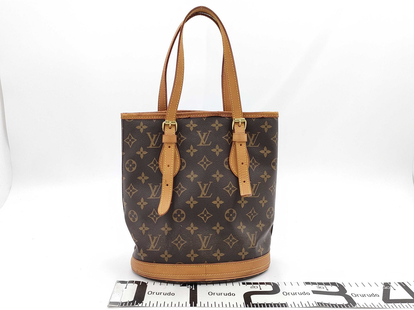 LOUIS VUITTON Monogram Bucket PM Tote Bag