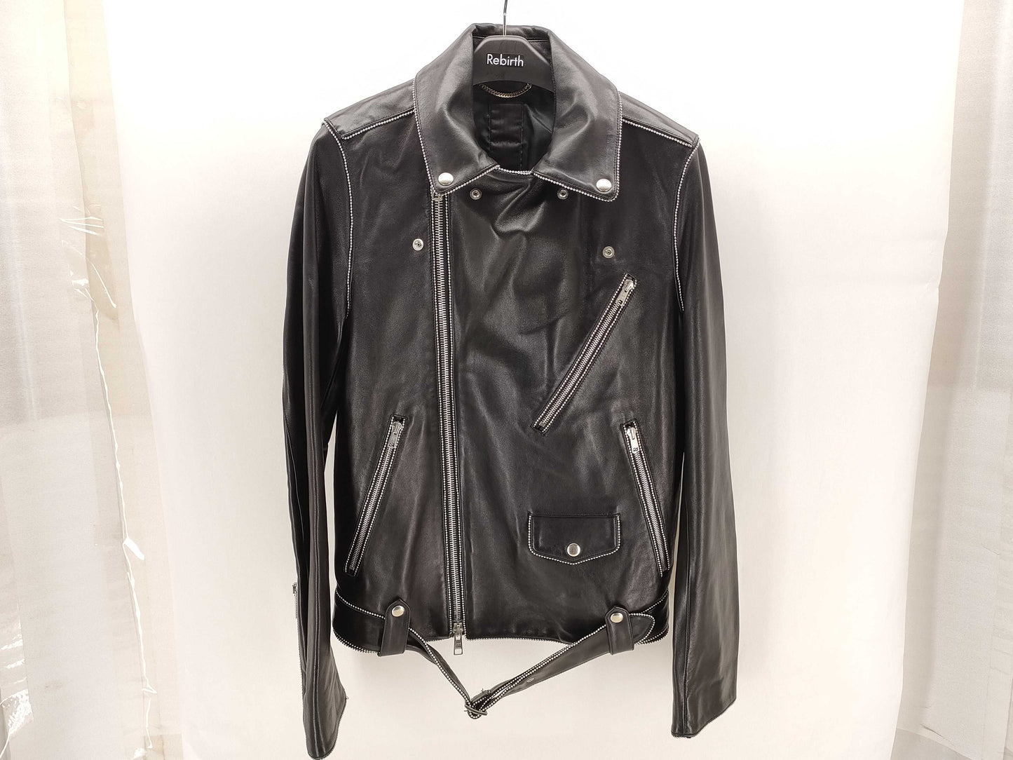 GalaabenD Lambskin Rider's Jacket with Riri Zip, Size M