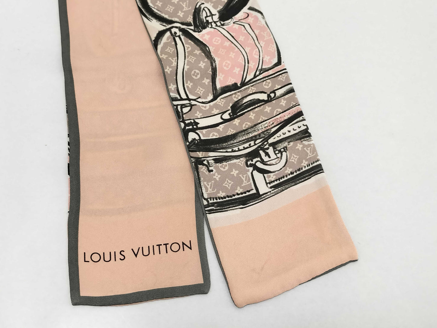 LOUIS VUITTON Vuitton Bandeau Trunk M73965 Monogram Confidential Twiley Scarf Scarf