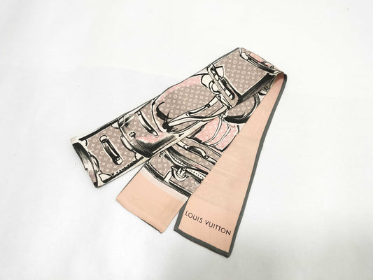 LOUIS VUITTON Vuitton Bandeau Trunk M73965 Monogram Confidential Twiley Scarf Scarf