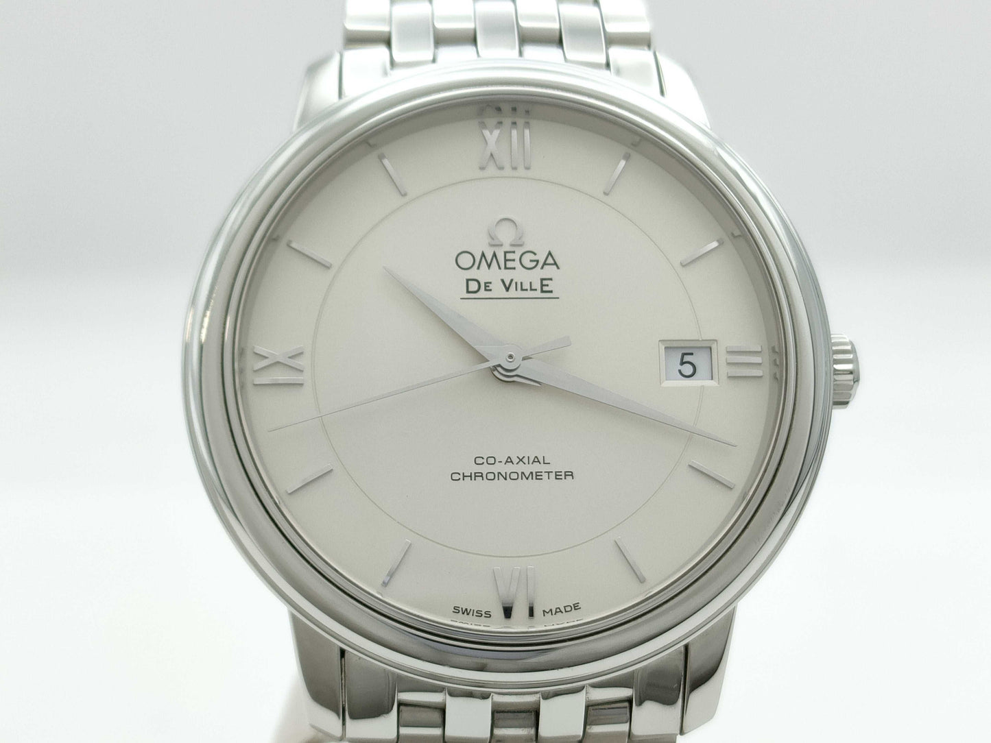 OMEGA Devil Co-Axial 424.10.37.20.02.001 82704899 Automatic Silver Dial Men's Watch