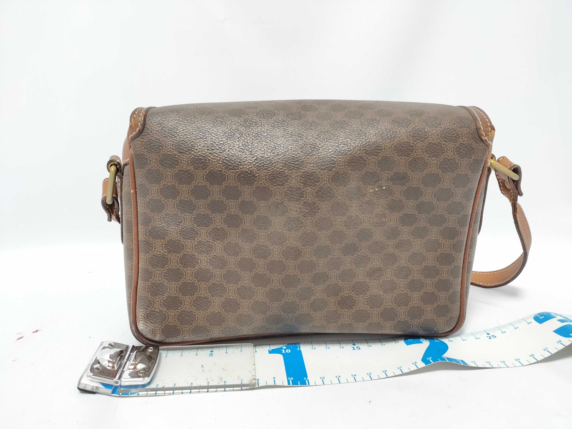 CELINE Macadam Shoulder Bag