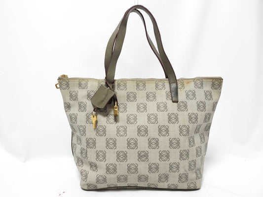 LOEWE LOEWE Leather Anagram Tote Bag Tote Bag