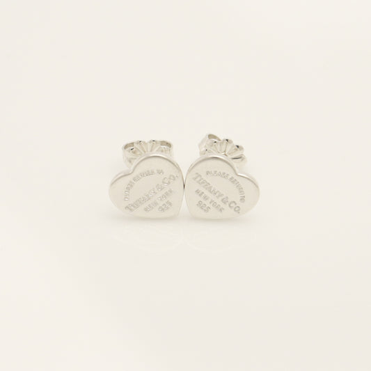 Tiffany&Co. Tiffany&Co. Tiffany&Co. Tiffany&Co. Return to Tiffany Heart Tag Earrings Silver925 SV925 Weight 2.11g Earrings