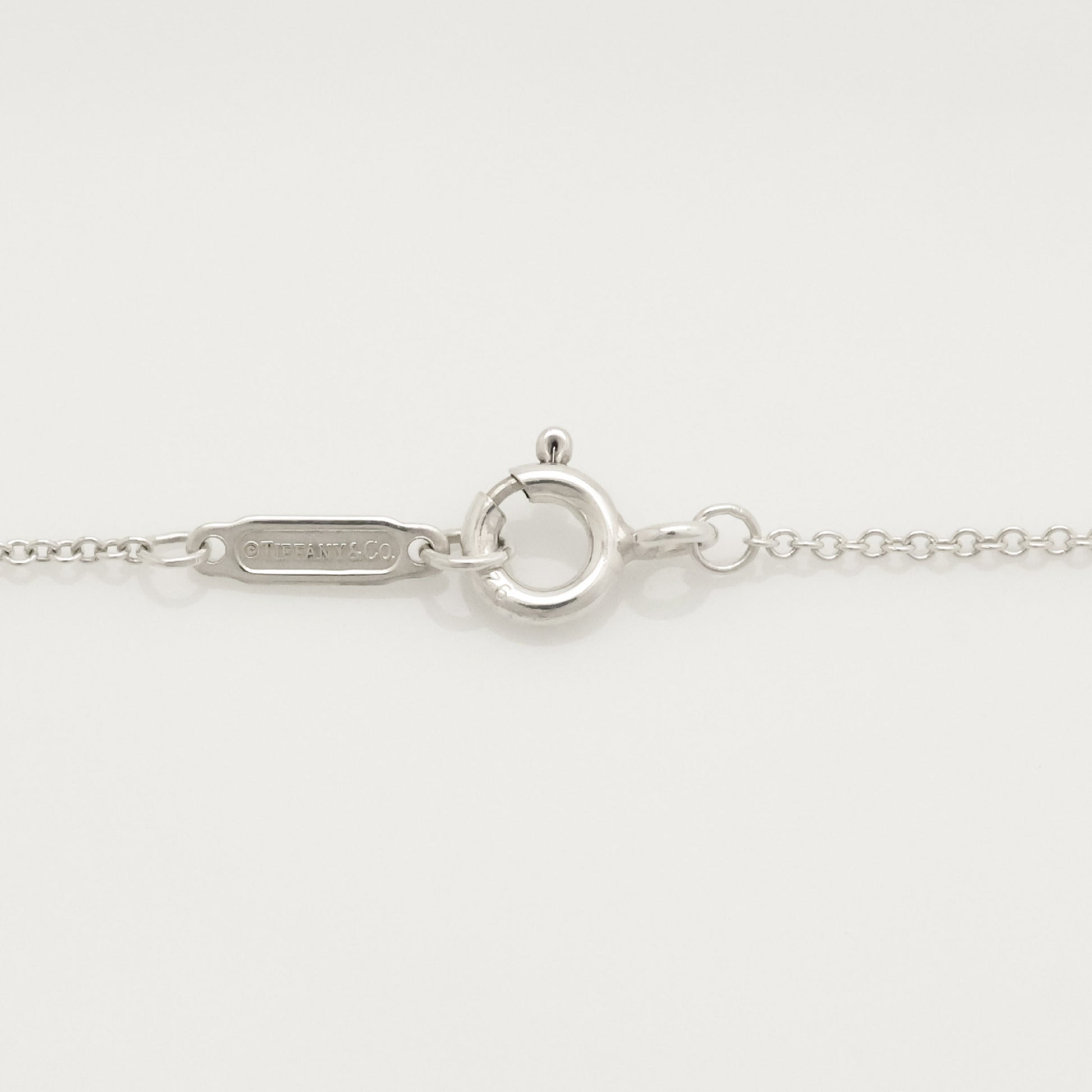 Tiffany&Co. Tiffany&Co. Tiffany&Co. Tiffany&Co. Return to Tiffany Mini Double Heart Tag Necklace Silver 925 SV925 Weight 2.84g Necklace