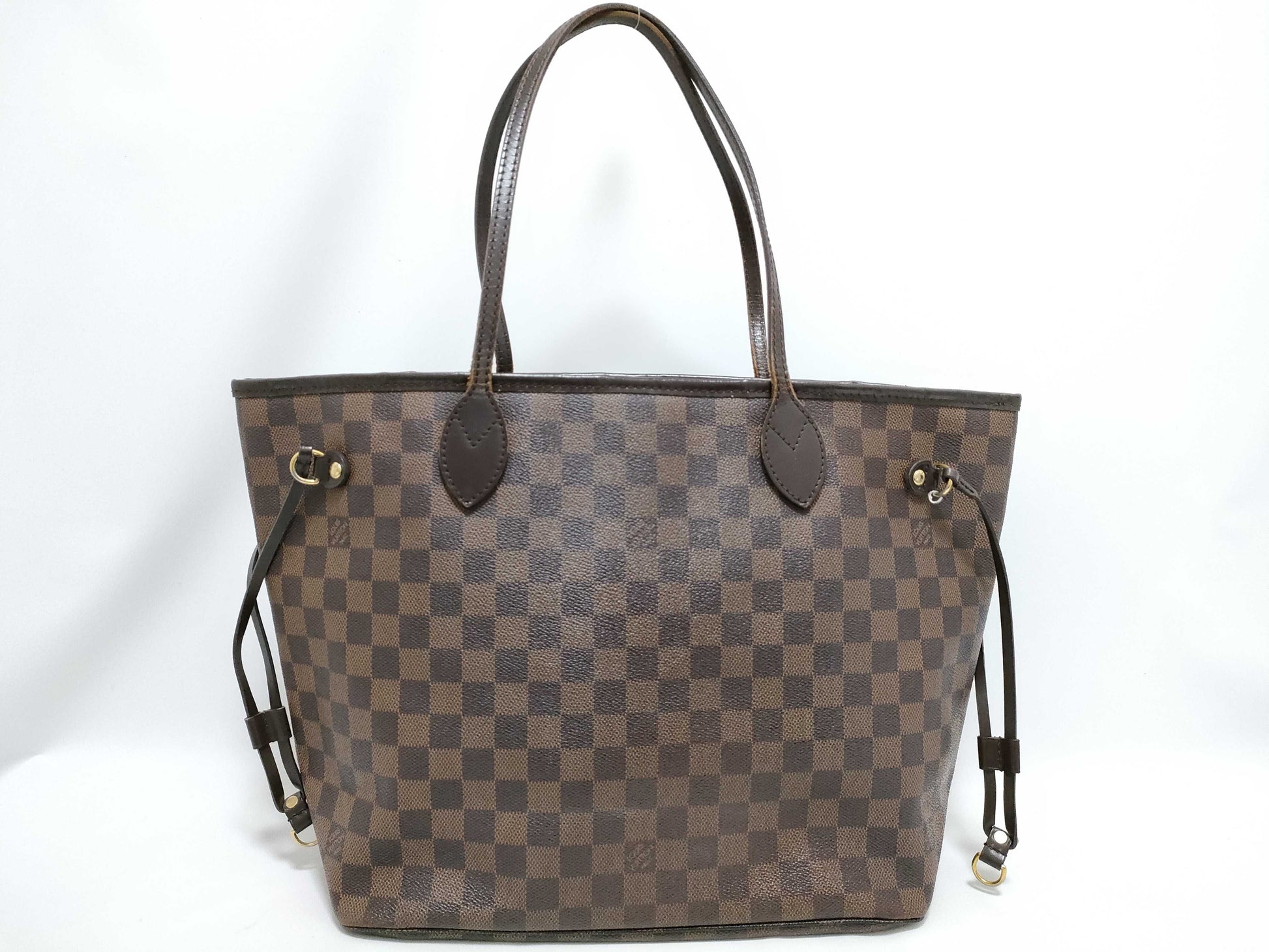 LOUIS VUITTON Damier Neverfull MM N51105 Tote Bag