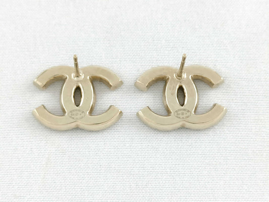 CHANEL Coco Mark Chanel B21P Earrings with Box