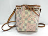LOUIS VUITTON Damier Azur LOUIS VUITTON Nano Noe Mini Shoulder Bag Shoulder Bag