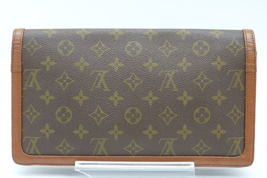 LOUIS VUITTON Monogram Pochette Dame Clutch Bag