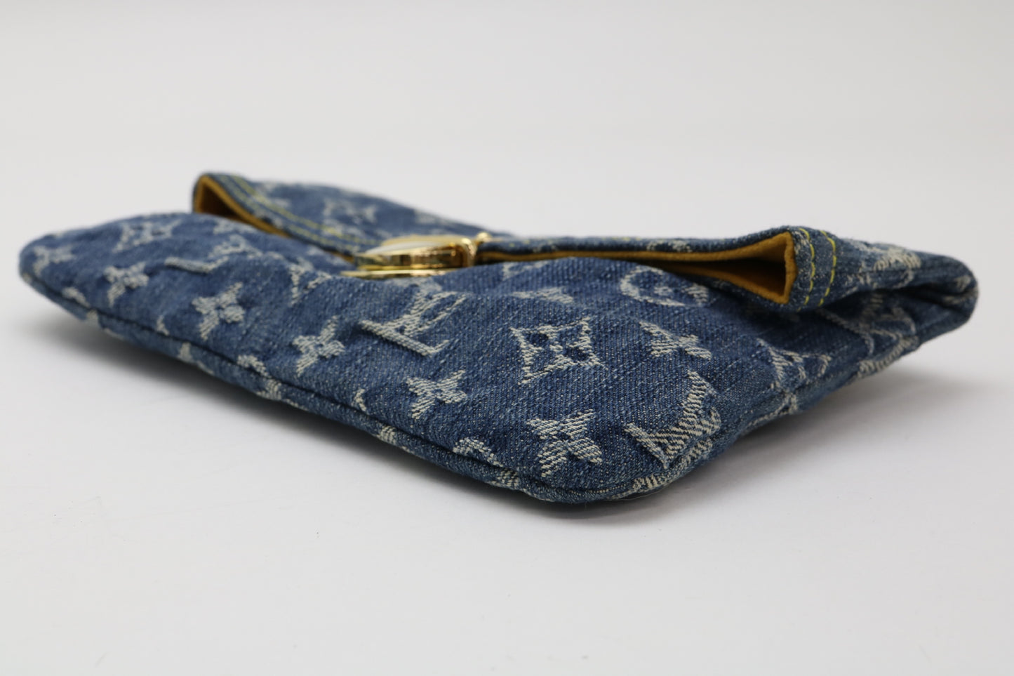 LOUIS VUITTON Monogram Denim Monogram Denim Pouch