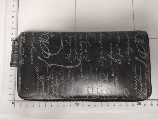 Berluti Itauba W-Stamp Silver Patina Wallet