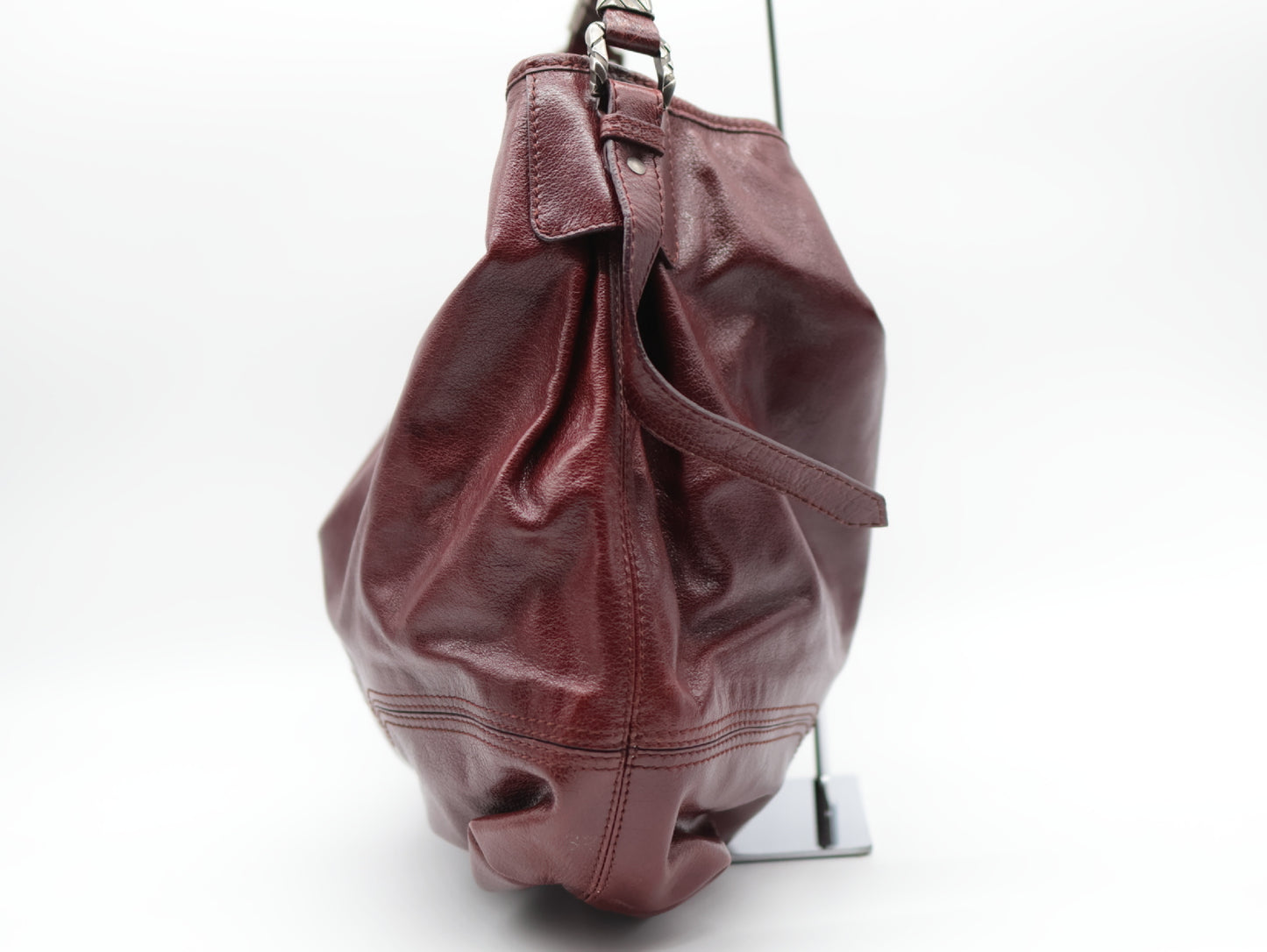 BURBERRY BURBERRY Chain Bag Burgundy Handbag