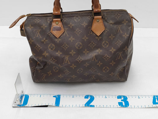 LOUIS VUITTON Monogram LV Speedy 30 M41109 Monogram Boston Bag