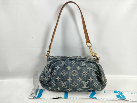 LOUIS VUITTON Monogram Denim Louis Vuitton Mini Pretty M95020 Denim Shoulder Bag