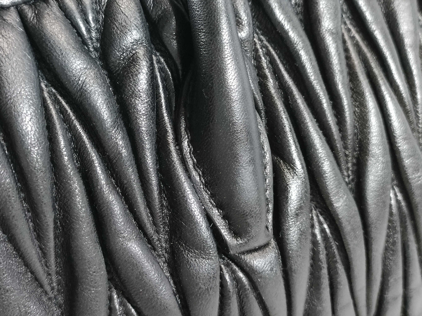 Miu Miu Matelasse Leather 2-Way Handbag