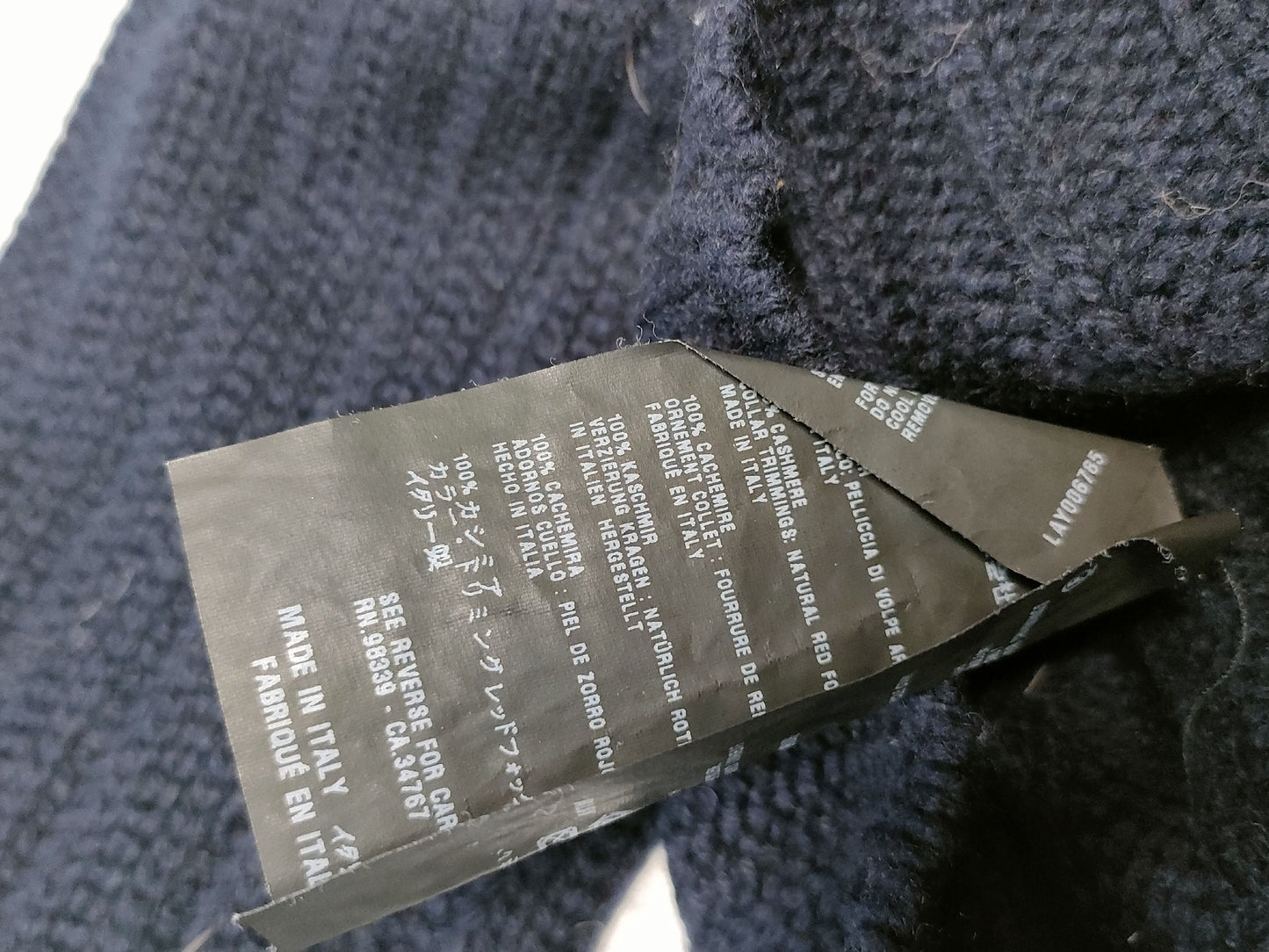 PRADA Prada Fur Knit Black Size 40 Tops