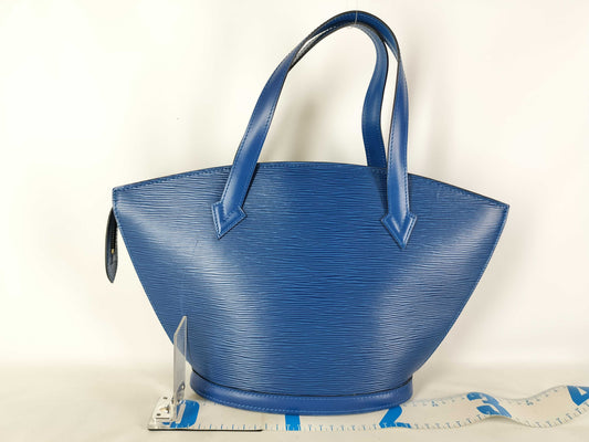 LOUIS VUITTON Epi Louis Vuitton Tote Bag M52275 Saint Jacques Epi Toledo Blue VI0925 Tote Bag