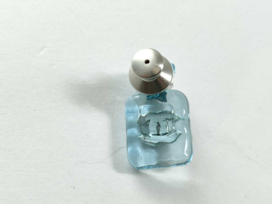 CHANEL CHANEL Perfume Motif Star Comet Blue Brooch