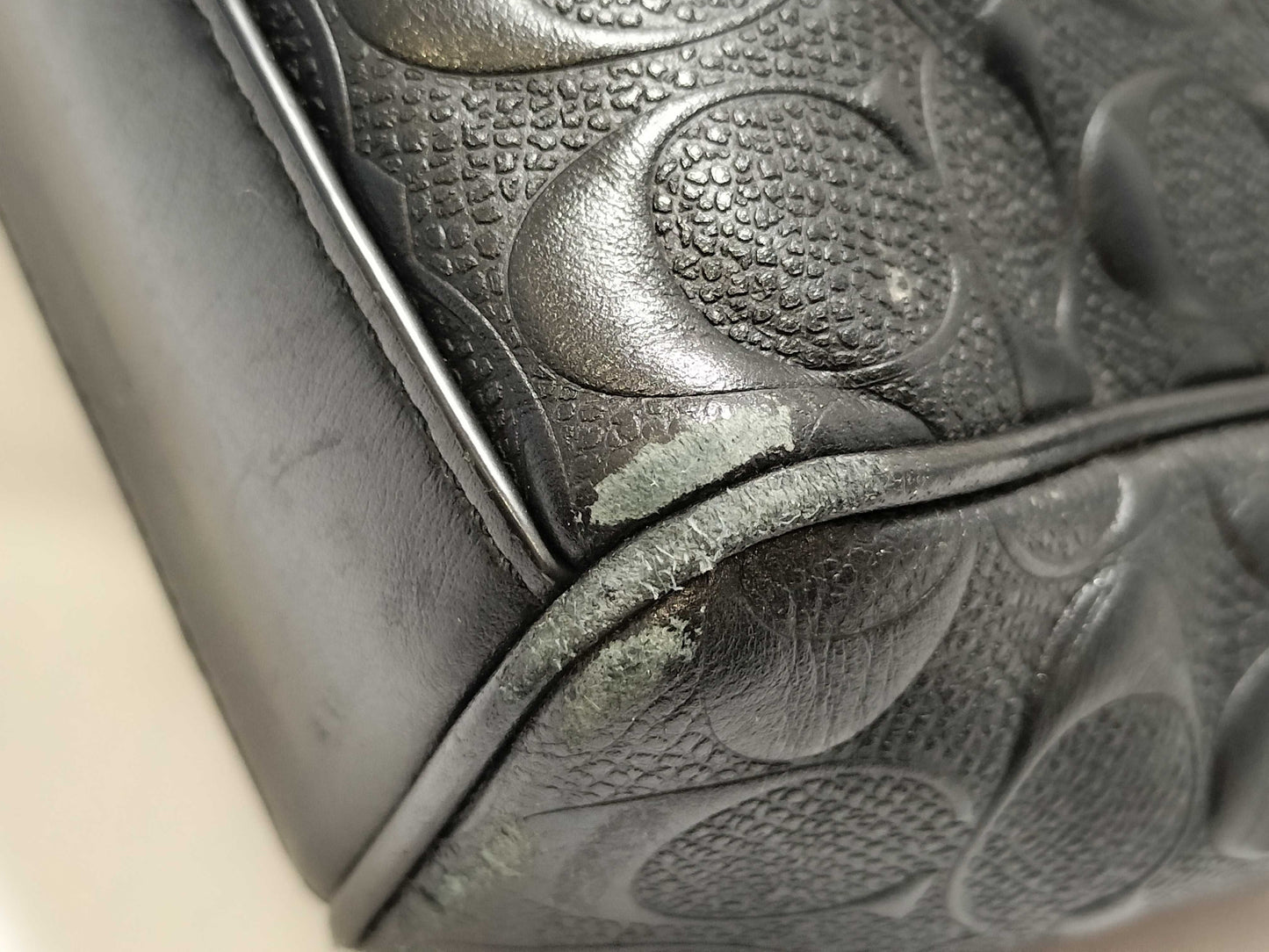 COACH Signature Leather Bag Set of 2 Shoulder Bag