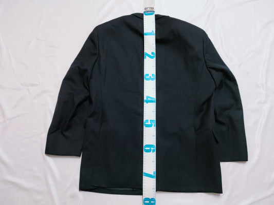 Burberrys Men's Blazer, Navy Blue, Silver Buttons, Size 170