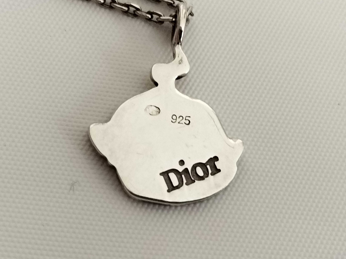Dior Dior Cartoon Necklace John Galliano Silver 925 Necklace