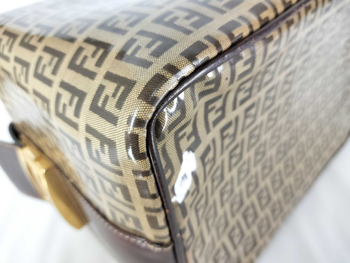 FENDI Zucca pattern Fendi Zucchino vanity bag handbag vanity bag