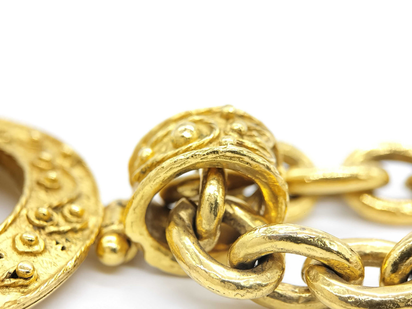 CHANEL Coco Mark Circle Chain Necklace 94A Necklace