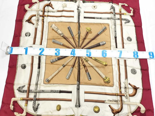 HERMES Carre HERMES Carre 90 Scarf Silk Scarf