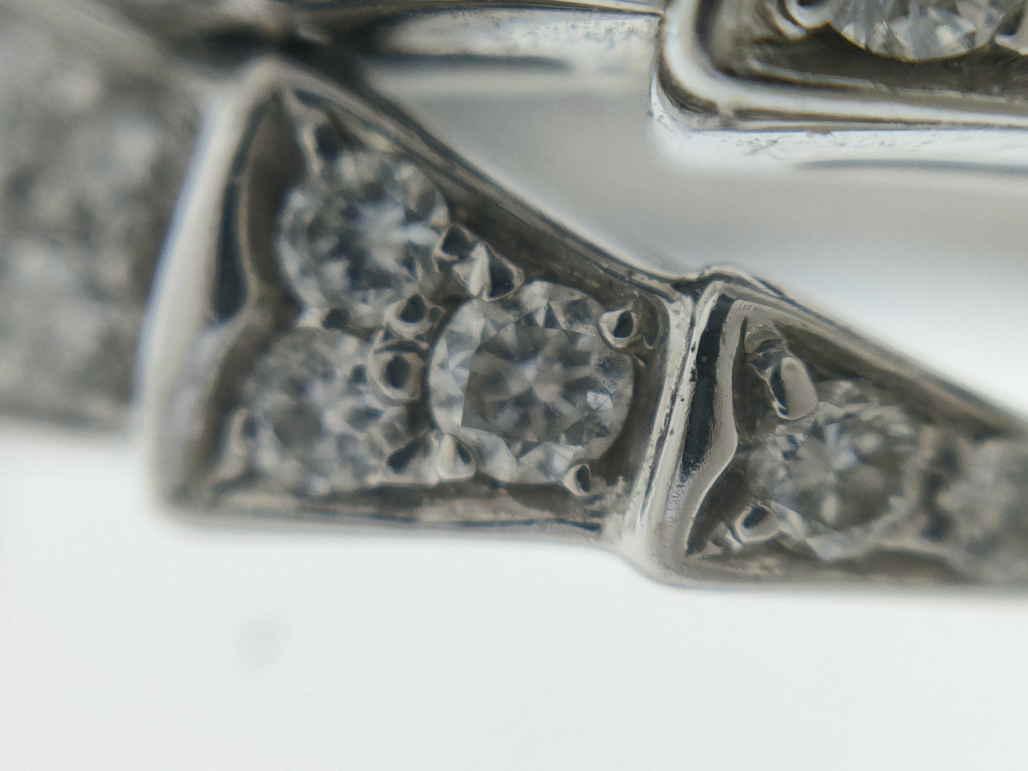 BVLGARI Serpenti Viper S Full Diamond WG Au750 9.2g Ring