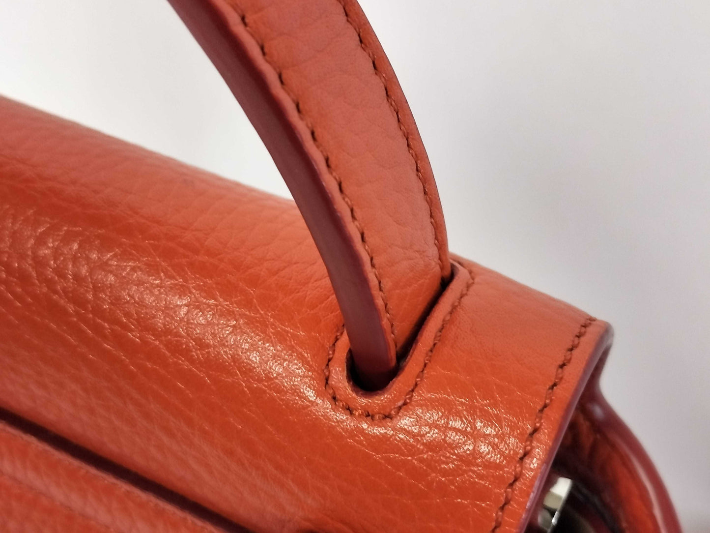 TODS Wave Orange Leather Backpack