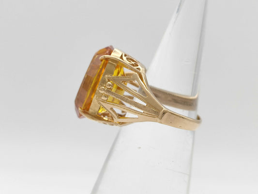 Colored Stone K18 6.9g Ring