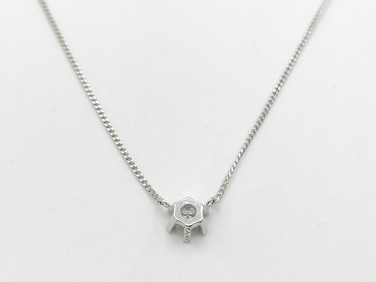 D0.23ct PT900/850 2.8g Necklace