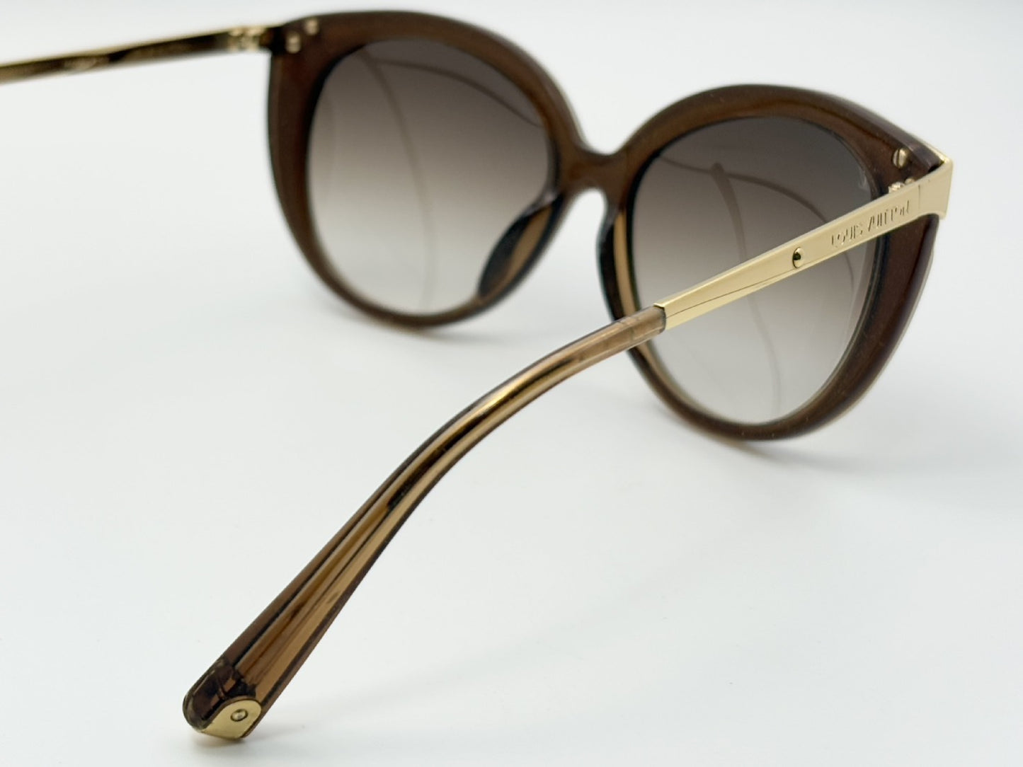 LOUIS VUITTON Z0620E Cat Eye 56□16-140 Sunglasses Amber Brown R0176 Case and Dust Bag Included